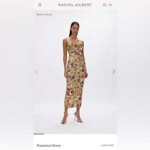 Rachel Gilbert Francesca Gown. US size 6. Absolutely gorgeous gown.